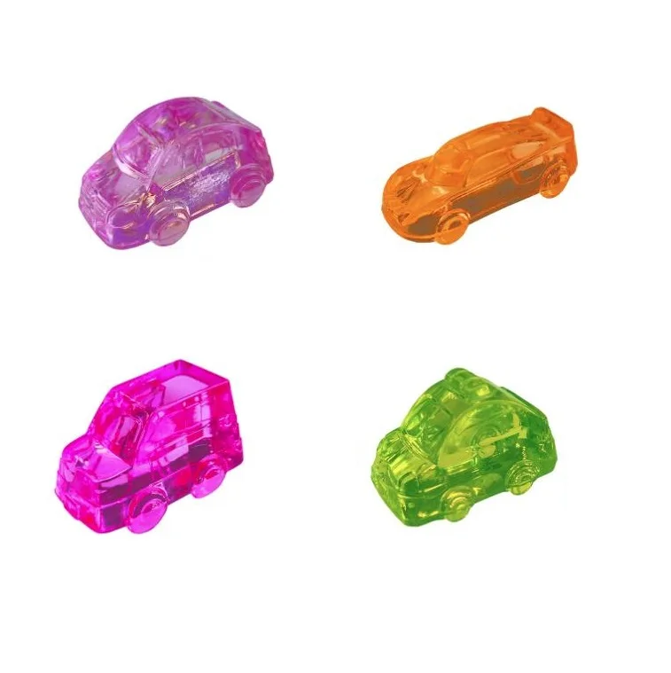 Promotional Decoration Collectible Crystal Clear Plastic Car for Capsule Toy