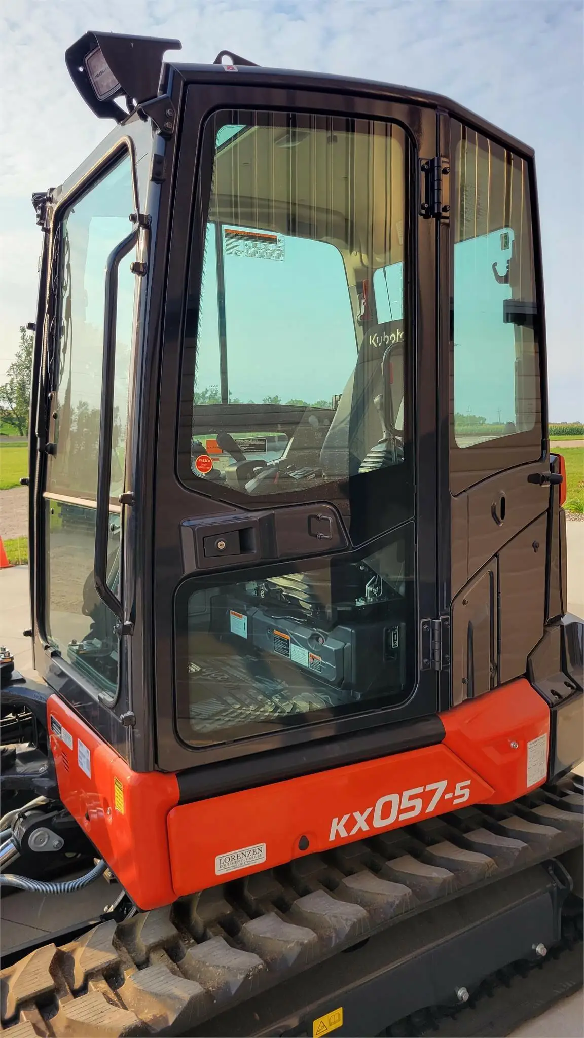 2024 Kubota KX057-5 новый гусеничный экскаватор мощностью 47 л.с. с двигателем гидравлический цилиндр KYB гарантия 1 год