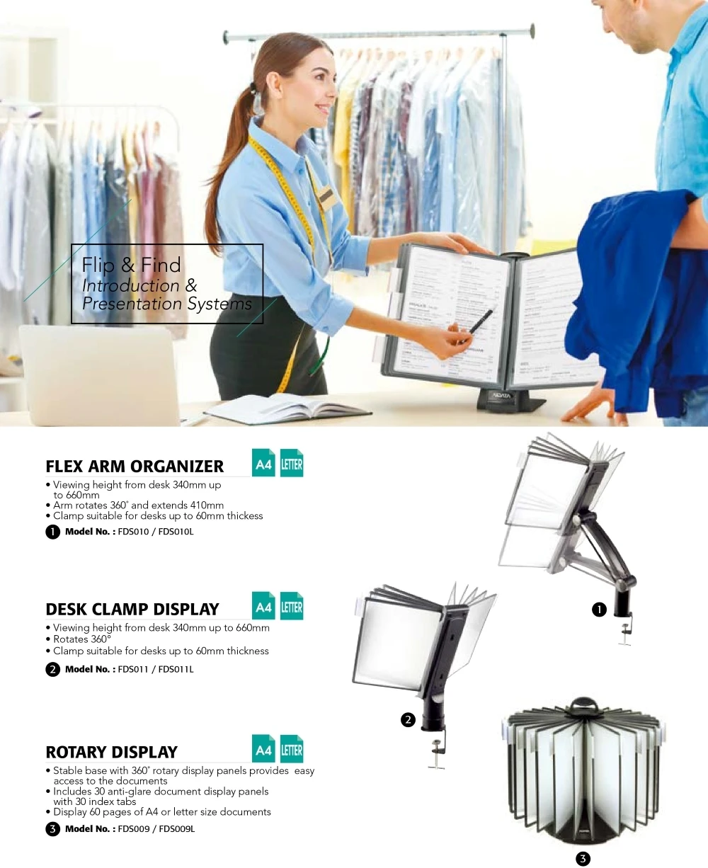 Desktop Reference System Arm Organizer AIDATA
