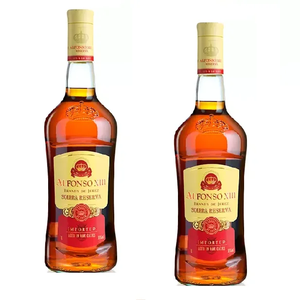 Светлый Янтарный выбранный спирт для возраста 18 месяцев 36%, Высококачественная бутылка для Дистиллированного вина, алкоголя Alfonso I Brandy