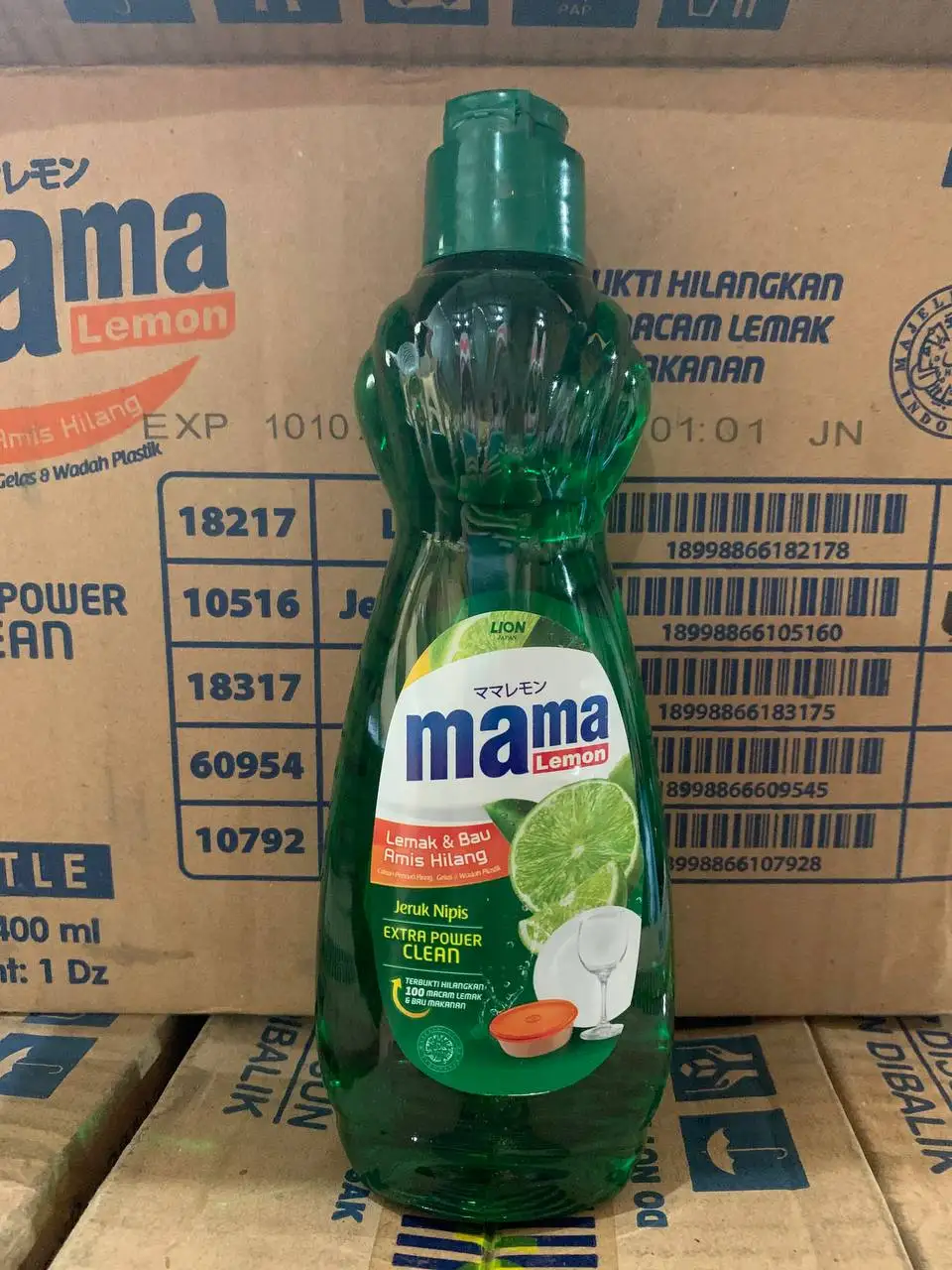 Kitchenware Dishes Plate and Glass Cleaning Soap Lime Natural Ingredients Mama Dishwashing Liquid