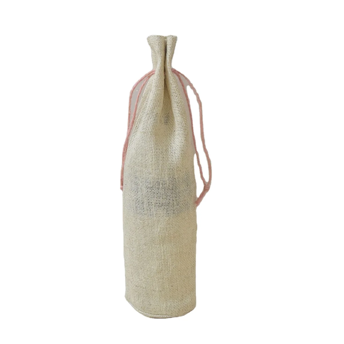 Best Quality Various Solid Color 100% Jute Gift Wine Bag With Unbeatable Lowest Factory Price From Bangladesh