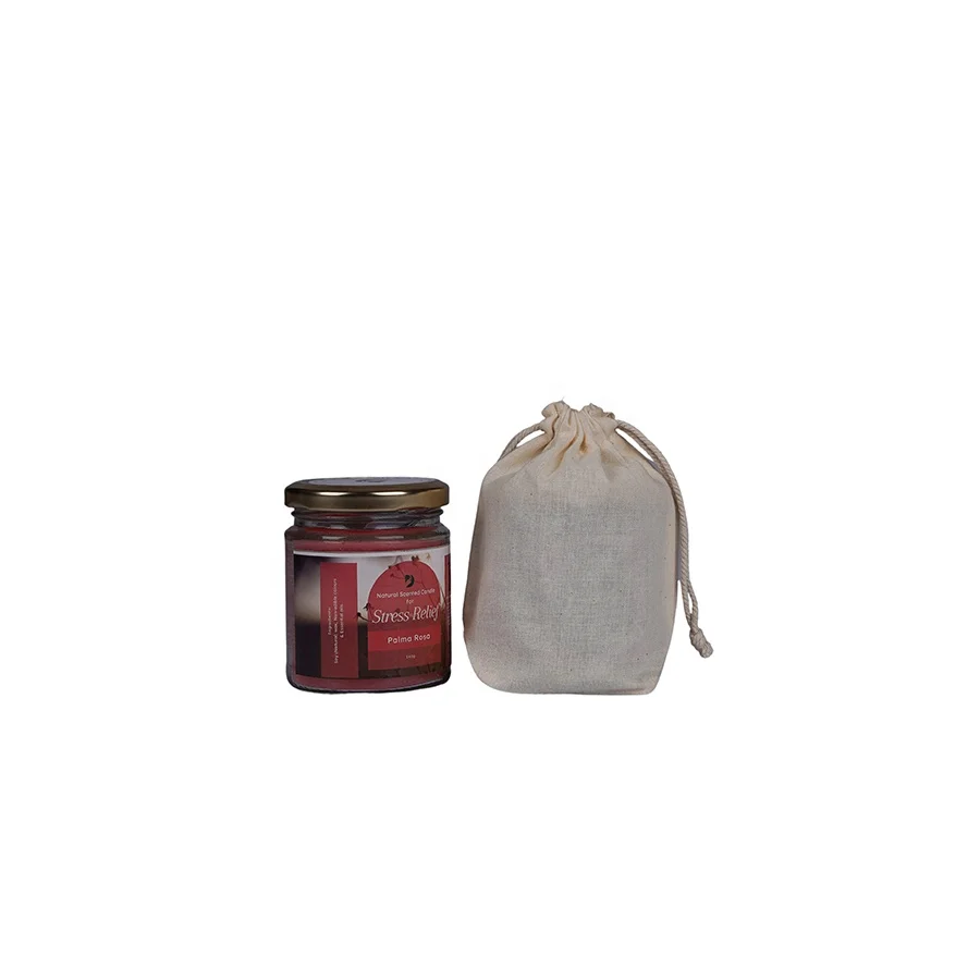Eco fragrance premium quality organic sandalwood, Lavender, Lemongrass palma rosa Scented votive candles handmade