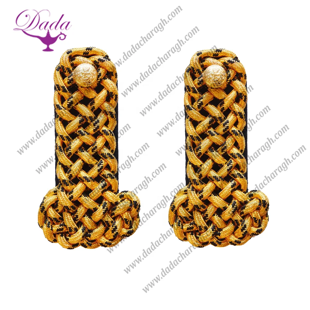 DRESS UNIFORMS GENERAL STAFF EPAULETTES SHOULDER CORDS Bullion Wire or Mylar or Silk Cords Fabric