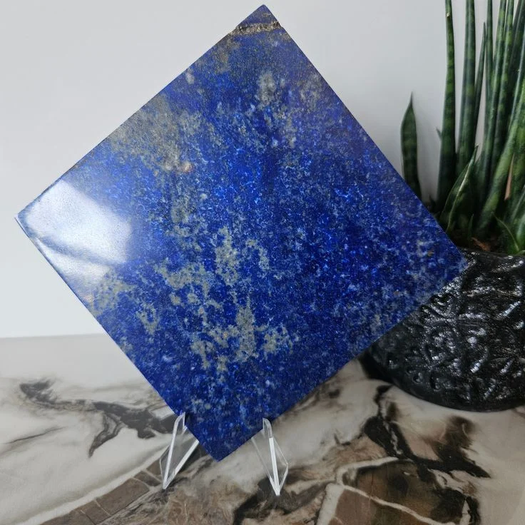 Best Quality Natural Lapis Lazuli Tile Home Decor Premium Gemstone Material for Unique Design