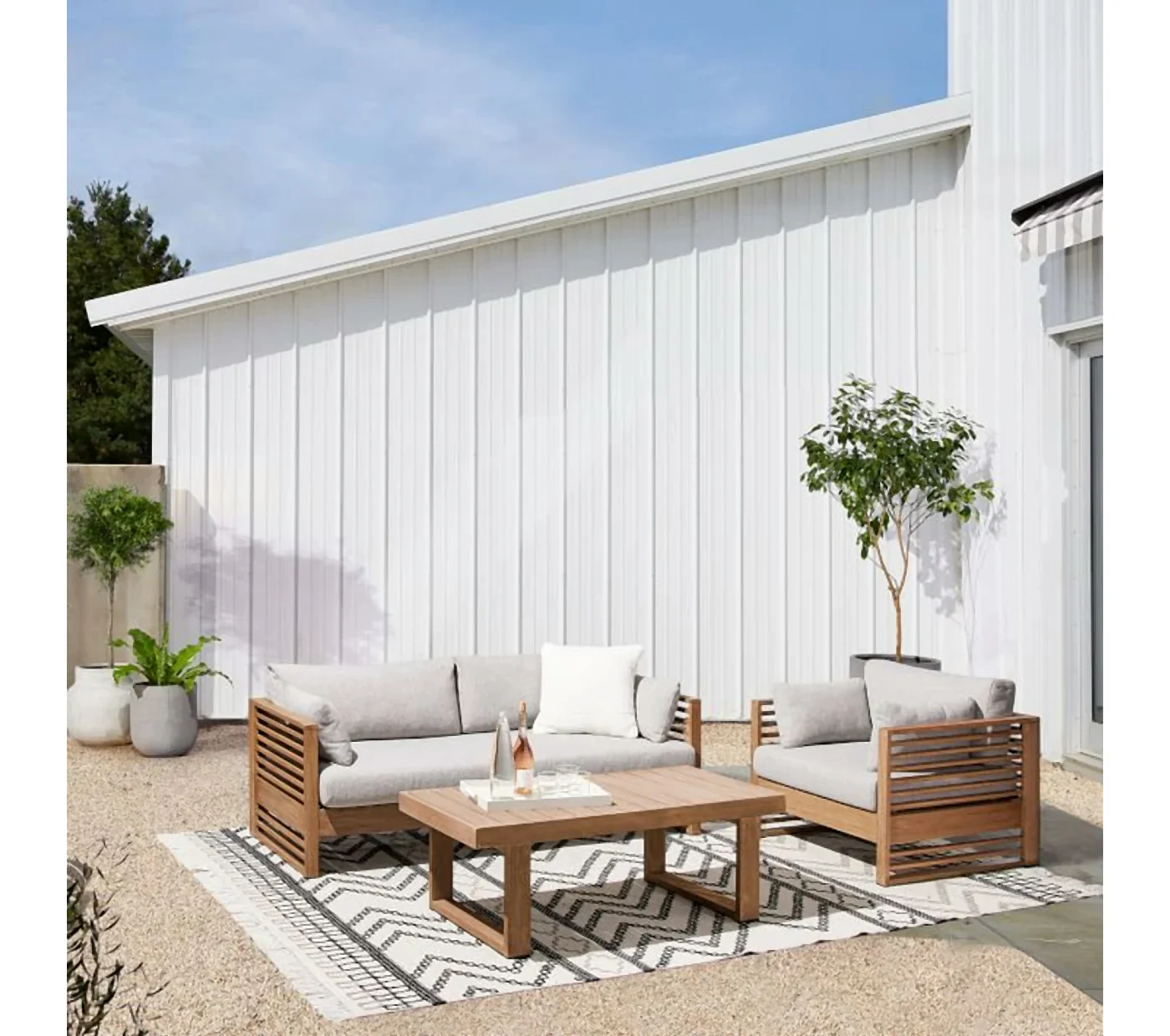 Portside Outdoor Rectangle Coffee Table