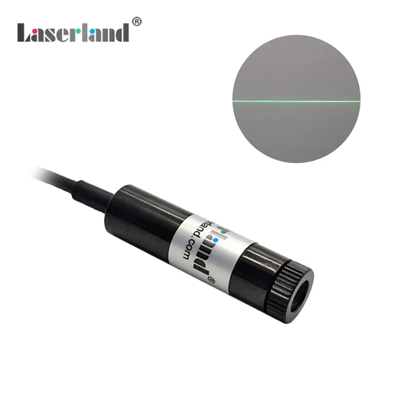 520nm Green Semiconductor Focusable Laser Module Laser Line Laser Light Source Generator for Marking Location