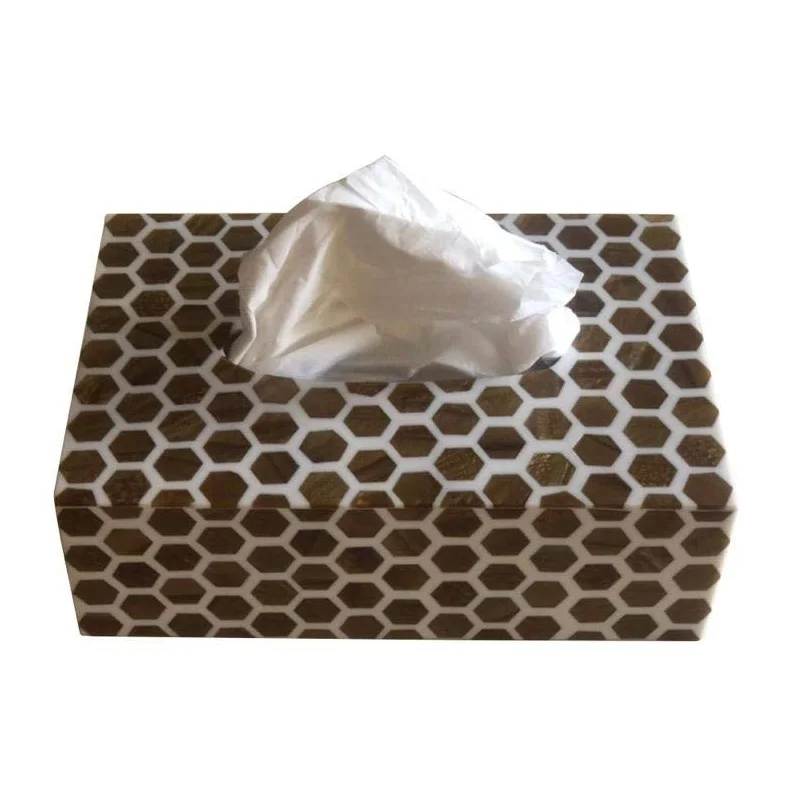 Декоративная посуда Новый Традиционный стиль эмалированная коробка для салфеток органайзер стола хранения