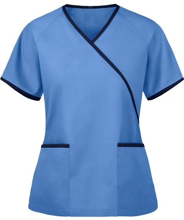 Breathable Hospital Printed Scrubs Uniform Suits Easy-wash Medical Nursing Scrubs Uniforms Sets