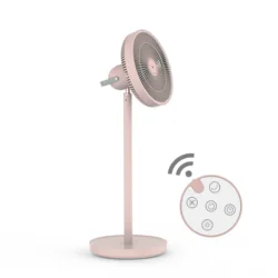 Cool Storage Battery Rechargeable Stand Fan Personal Pedestal Stand Fan 13 inch Portable Folding Stand Fan with Remote