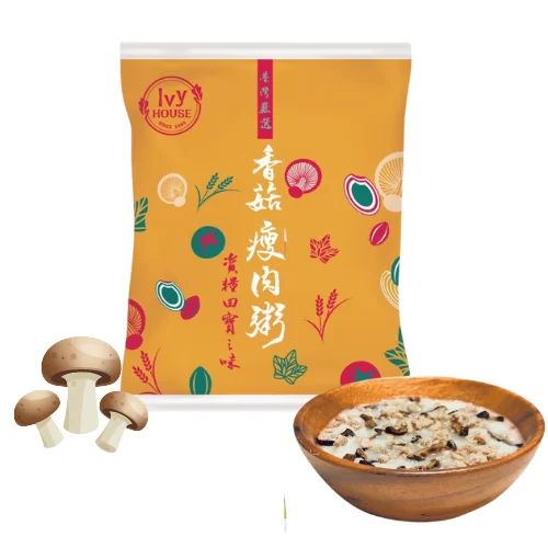Factory Direct Sale Instant Mixed Congee Taiwanese Pork And Mushroom Congee