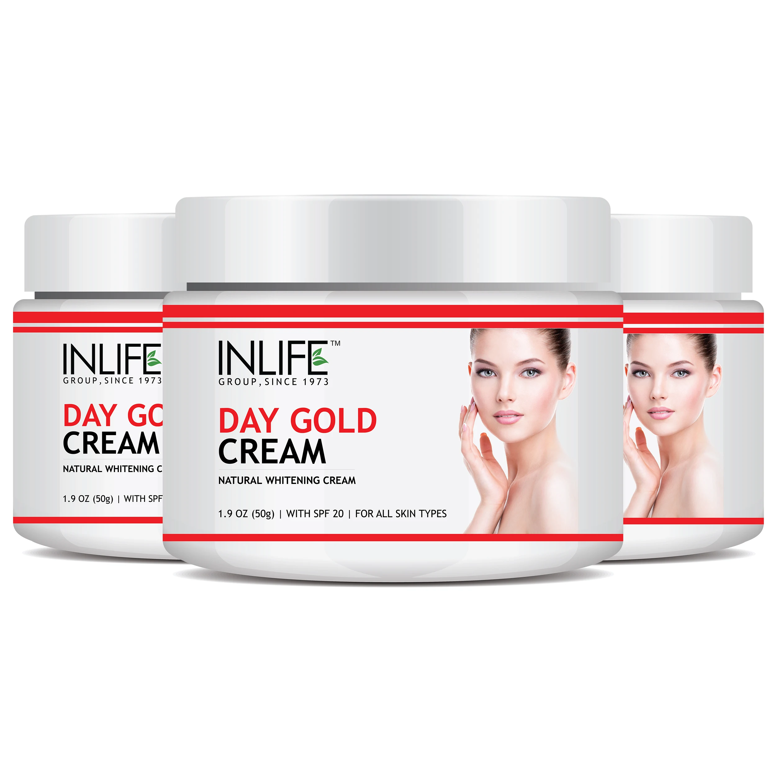 Buy Good Quality Natural Day Gold Face Cream, SPF 20 for Men and Women - 50 grams