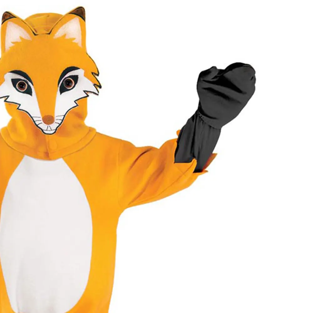 Hengyue Adult Costume Suit Christmas Mascot Fur Plush Animal Blue Fox Mascot Costume