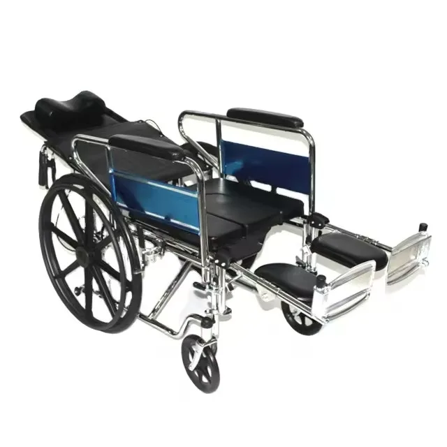 Simple folding wheelchairs manufactured low price reclining cerebral palsy medical wheelchair