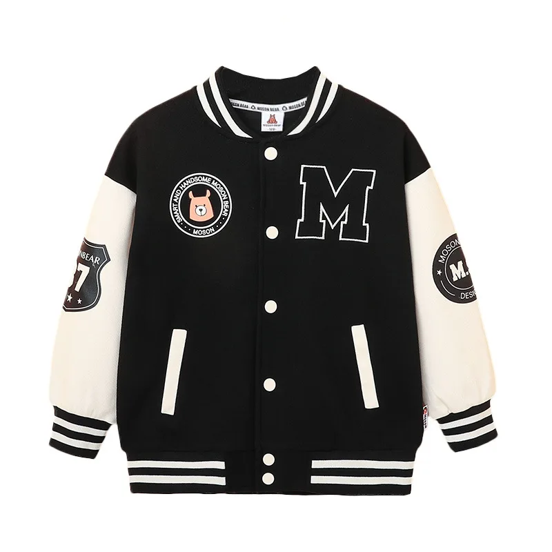 Custom Logo Children Clothes Street Style Baseball School Uniform Team Wholesale Kids Varsity Jacket For Kids