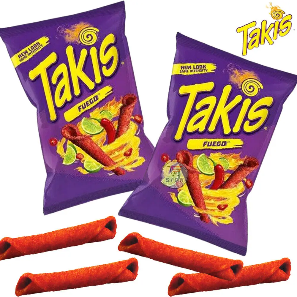 Оптовая продажа Takis Fuego 70 г лучшие скрученные чипсы из тортильи/Takis Blue