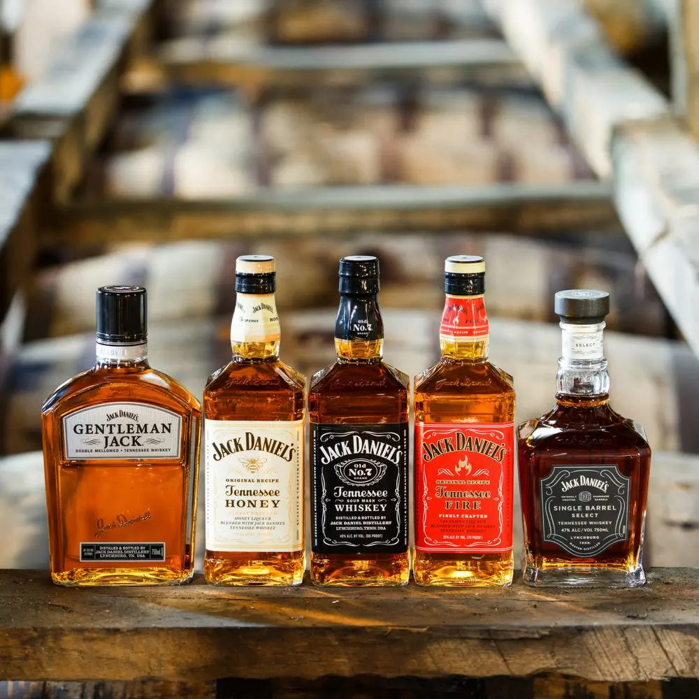 Jack Daniels ржаной 750 мл 45%/теннесзейский прямой виски