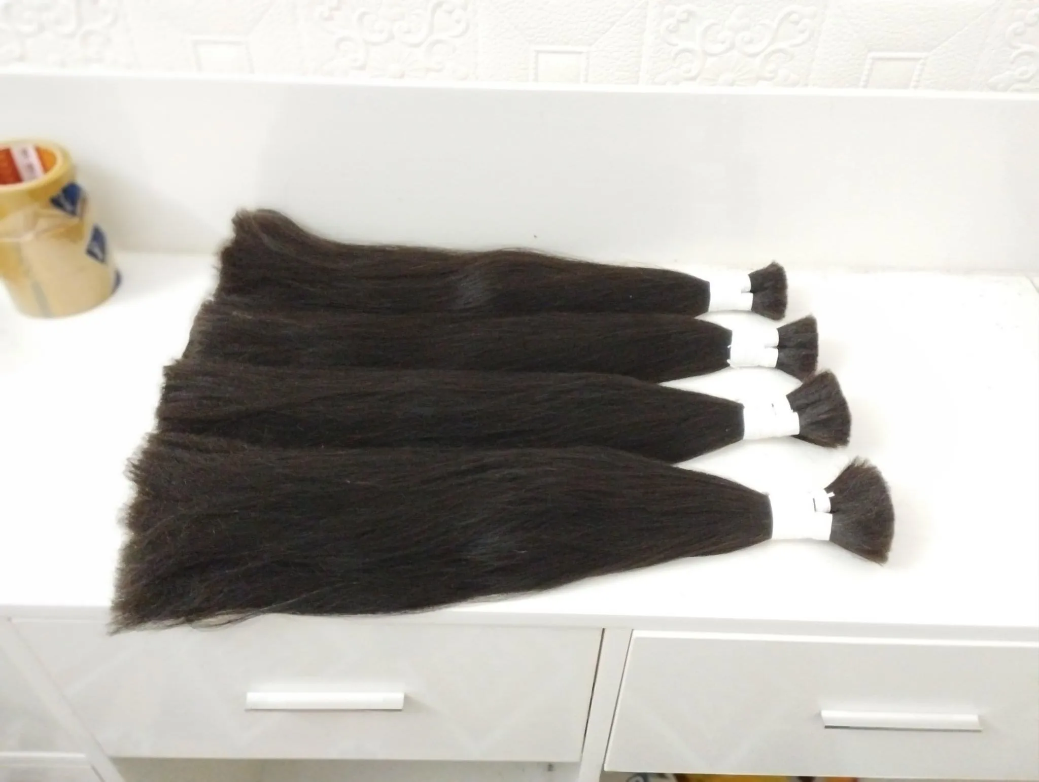 Best seller human hair  wigs bulk straigh hair  high quality from Vietnam