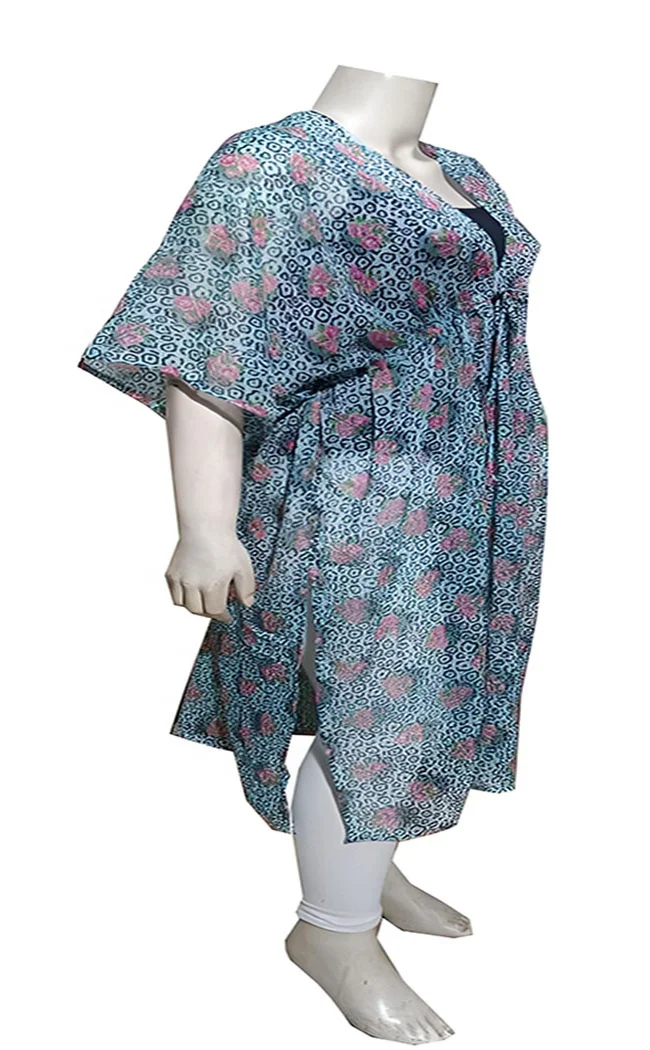 Swimwear Beachwear 2023 100% poly-chiffon long dress beach cover-up party dress resort wear bikini caftan cover-up for women