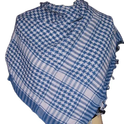 SHEMAGH Keffiyeh Headdress Arab Scarf, Desert Face Wrap,