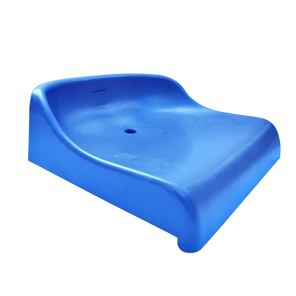 Fixed plastic bucket  seat outdoor stadium seat with low back