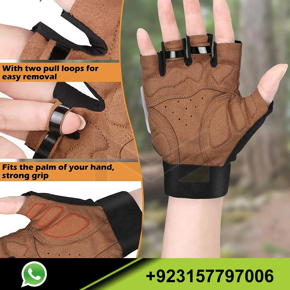 OEM Service High Quality Bicycle Gloves for Men Half Finger Cycling Gloves Summer Season MTB Gloves