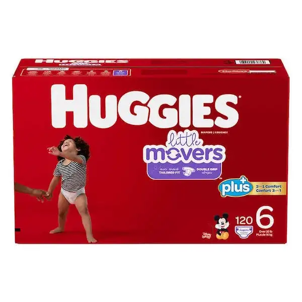 HUGGIES SNUG AND DRY TRIPPLE PROTECTION LAYER SIZE 6 DIAPERS 120 CT/ BUY HUGGIES BABY DIAPERS NAPPIES BEST PRICE