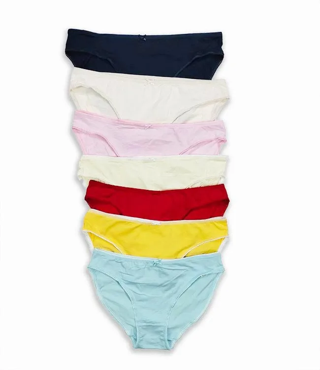 High Quality Surplus Garments Womens Underwear Cotton Ladies Panties Bikini Briefs Wholesale Ladies