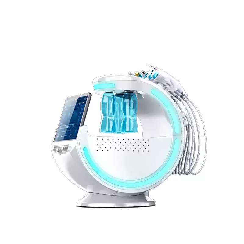 Portable oxygen therapy facial machine Smart Ice Blue  Dermabrasion Skin care Facial equipment skin analyzer machine LF-835