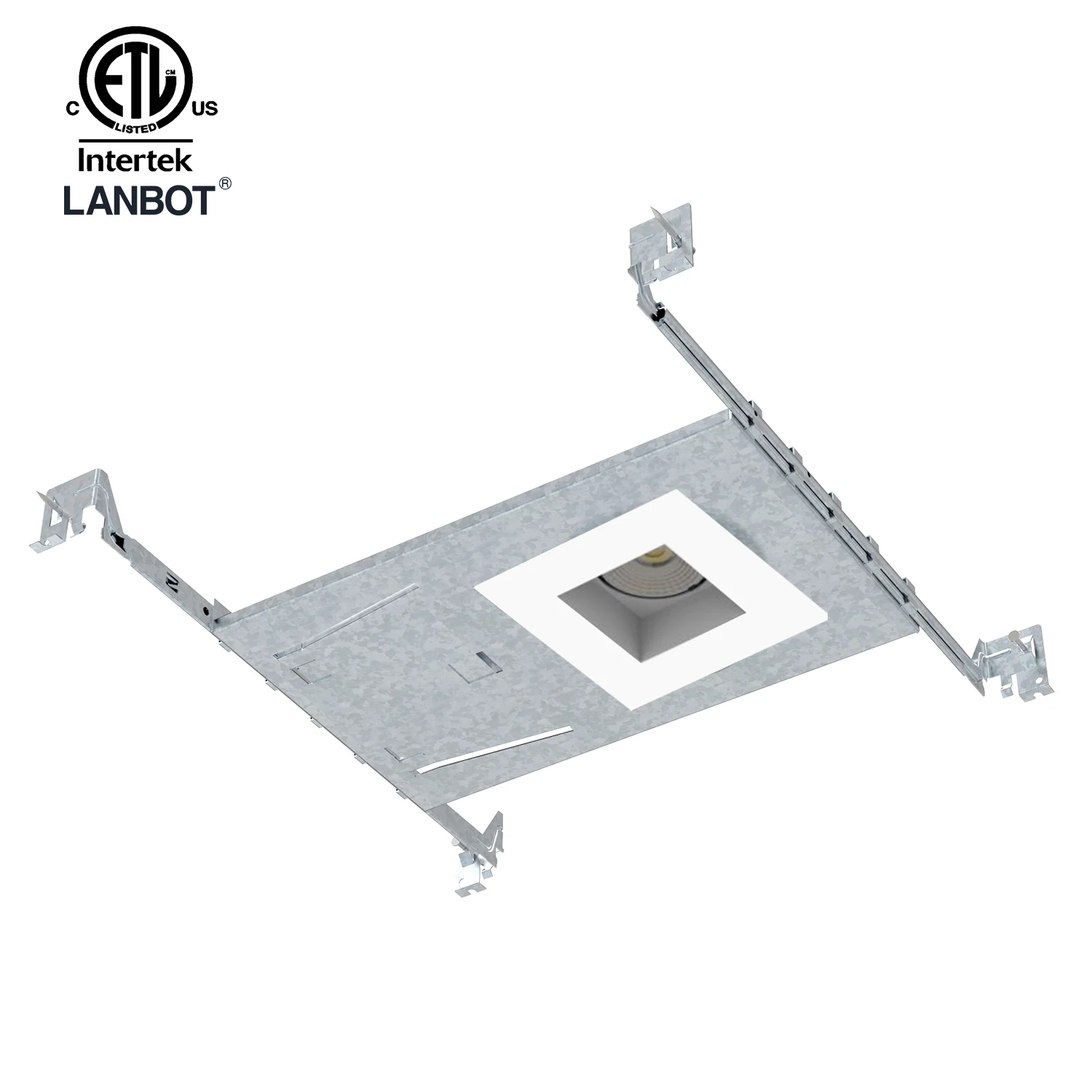 Lanbot 6 Inch 15W 18W 24W 5CCT LED COB Downlight (Canless Pot Light) Color Selectable: 3000K/4000K/5000K 120V Dimmable