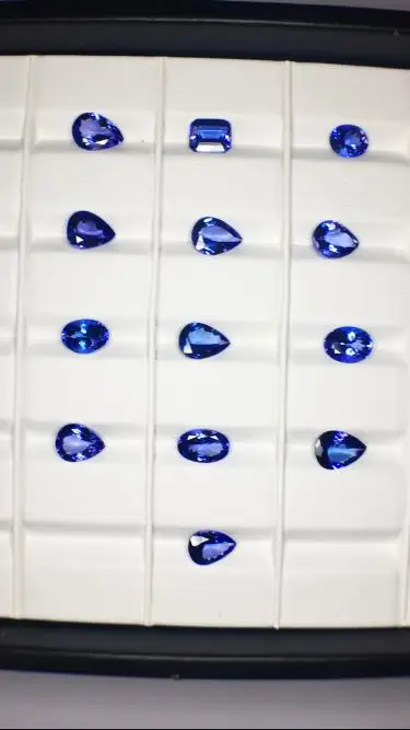 Tanzanite Well Cut And Polished Natural Gemstone With  Quality Color And Luster Tanzanite For Jewelry In Various Sizes