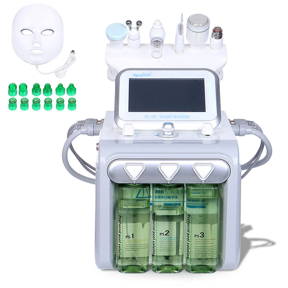 4 IN 1 Hydro Facial Machine Mychway Hydro Oxgernator Hydro-facial Tips Oxygen Jet Face Care Machines
