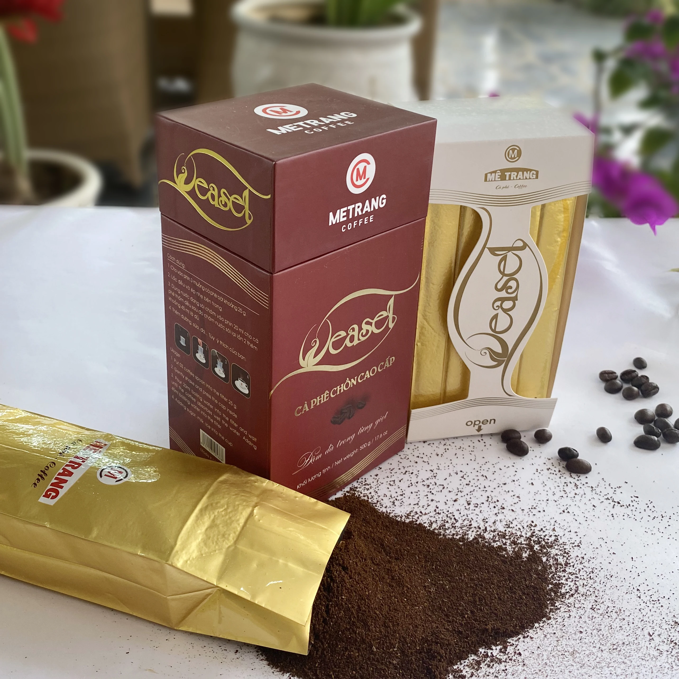 Premium Style Phin Filter Use Arabica OEM/ODM Service gift coffee COFFEE BEAN POWDER Premium Weasel Ground Coffee From Vietnam