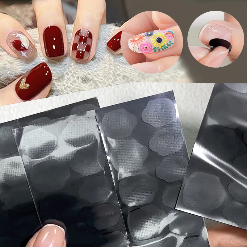 One Station Jelly Tips For UV jelly patch gel Nail Sticker Nail Adhesive Tabs Press On Glue Factory