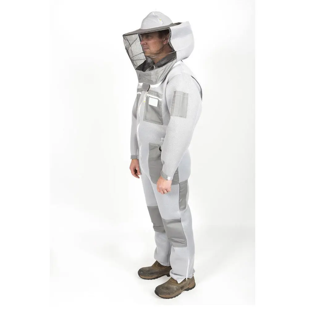 Olive Green beekeeping suit Ventilated with Fencing Veil