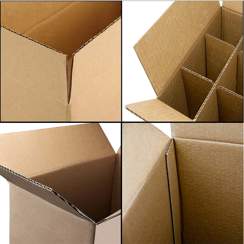 custom recyclable cardboard corrugated boxes folding paper shoes clothes packaging shipping boxes
