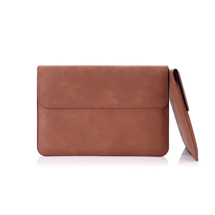 Waterproof Genuine Leather Laptop Bag 100% Original Handmade Professional Slim Fit Leather Laptop Sleeve For Sale