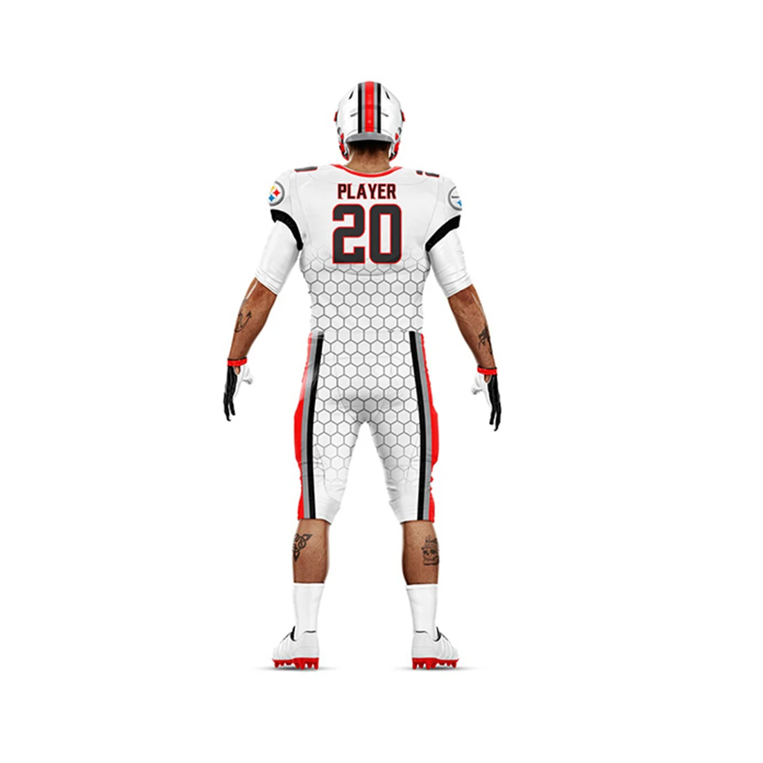 3D Sublimation Printing American Football Uniform Best Hot Selling Customized American Football Uniform