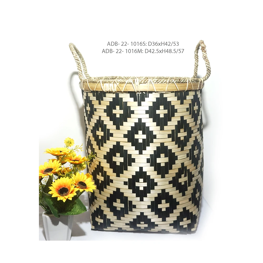 Wholesale Home Storage & Organization Handwoven Bamboo Wicker Laundry Bask With Best Price