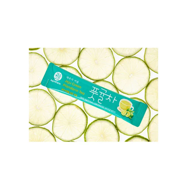 [JEJU] KOREAN GREEN MANDARIN TEA WITH HIGH NUTRITIONAL VALUE TOP QUALITY GUARANTEED WITH FANTASTIC FLAVOR