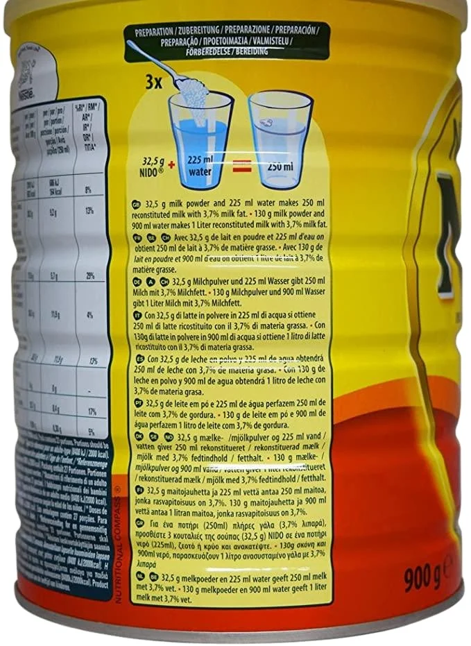 Best Premium Nestle Nido Instant Full Cream Milk Powder 400g for sale in bulk at affordable wholesale prices