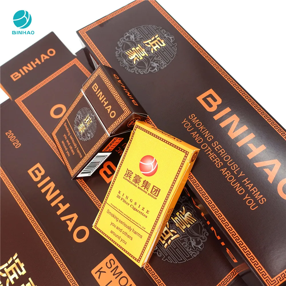 Popular in European Market Various Custom Cigarette Cardboard Paper Packets