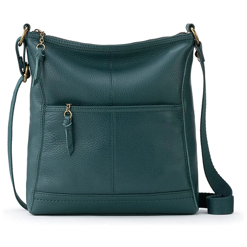 Private Label Women Genuine Leather Crossbody Bags New Fashion High Capacity PU Leather Crossbody Bags