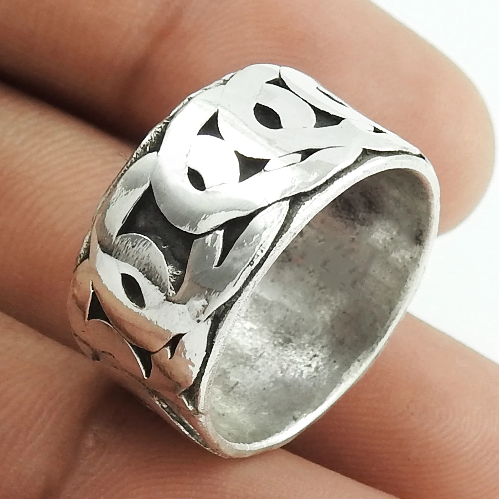Fine jewelry spinner ring women fashion solid 925 silver rings handmade jewelry wholesale sterling silver rings manufacturer