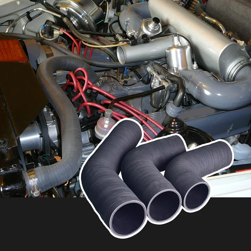 Epdm cloth silicone extruded rubber auto radiator water hose for automotive