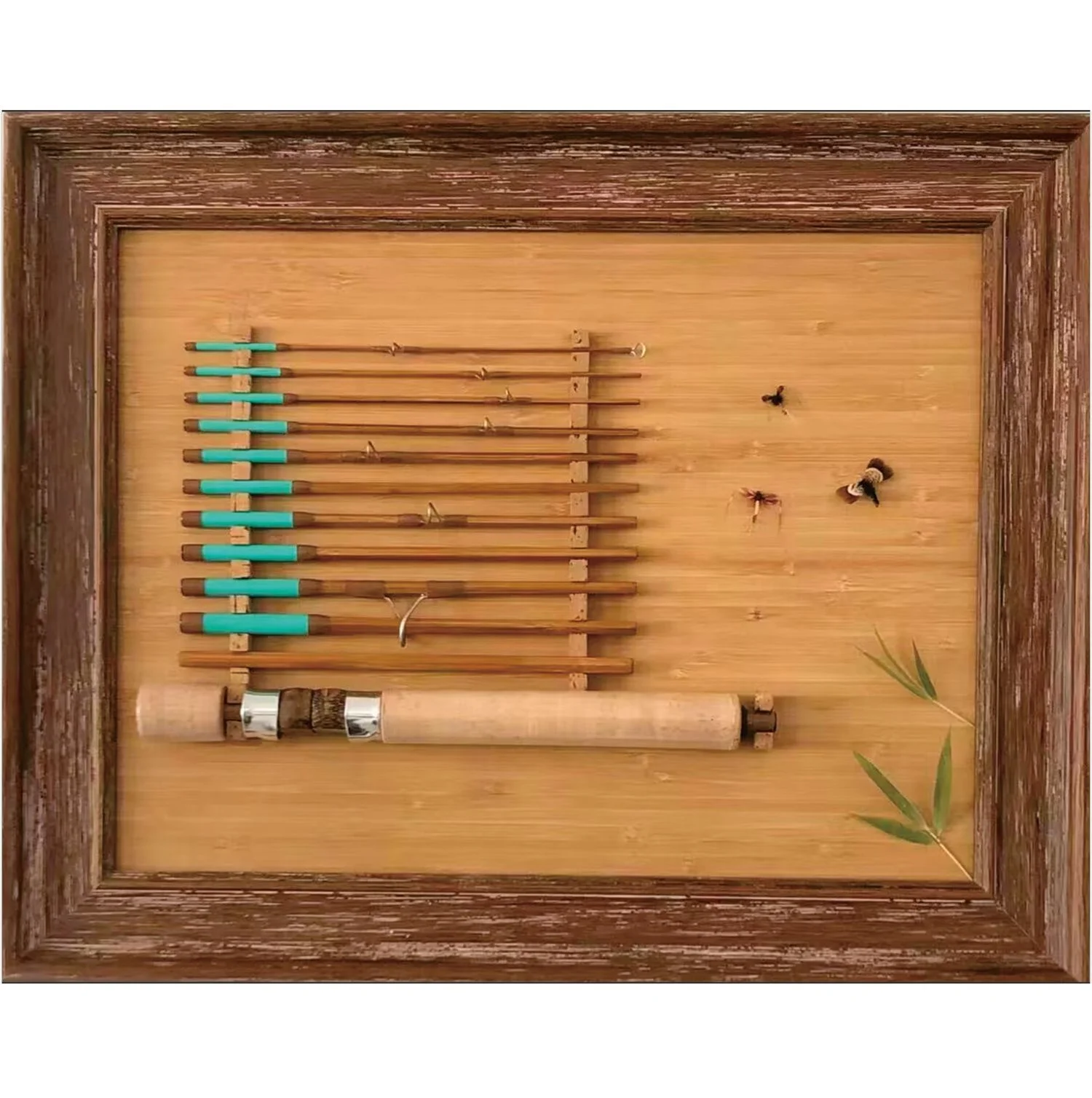 BFR101 carbon fibre 7ft travel 13 sections euro nymph 4wt fly fishing bamboo rod