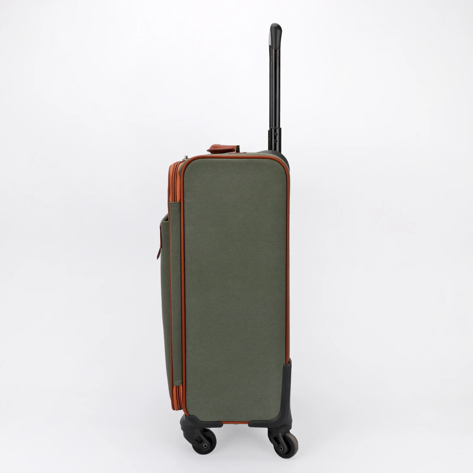 Custom High Quality Suitcase Luggage with Spinner Wheel Canvas Microfiber  Luggage Set for Travel Outdoor Business