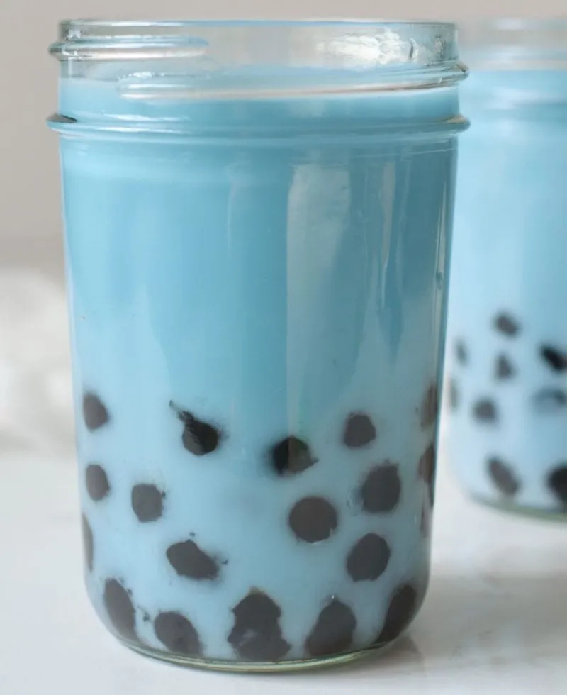 Hot Deals Best Selling Taiwan, China Premium Instant Bubble Gum Blue Ice Bubble Tea Flavor Powder 1kg 100% Halal Certified