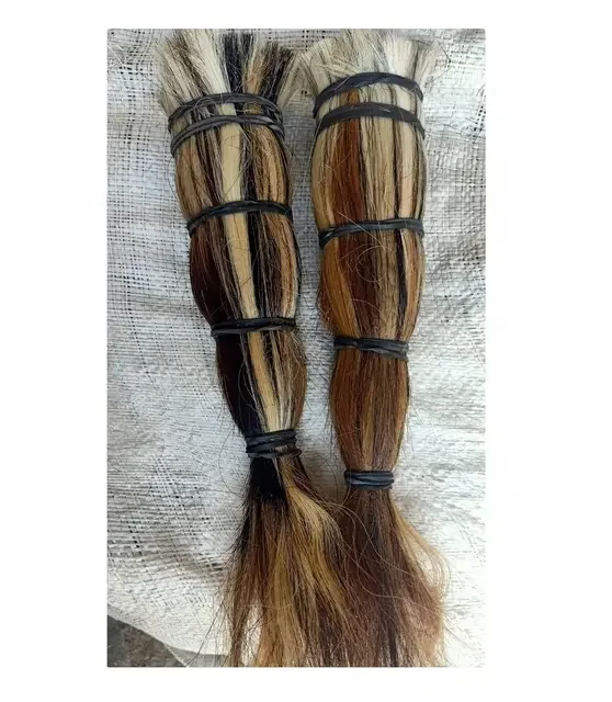 Top Indian Natural Buffalo tail hair/Buffalo and Cow natural tail hair/real animal tail hairs from India by Silver Craft