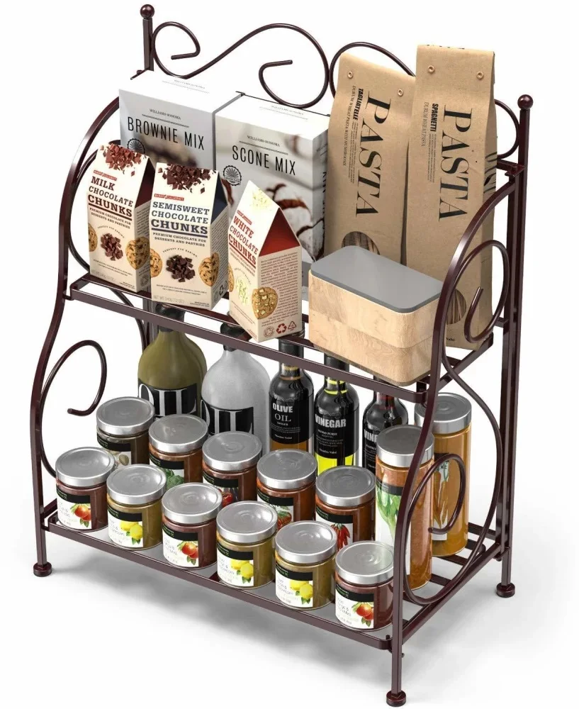 Hot Selling 2 Tier Metal Rack Multi Purpose Use Rack For Kitchen Organizer Bathroom Organizer At Low Price.